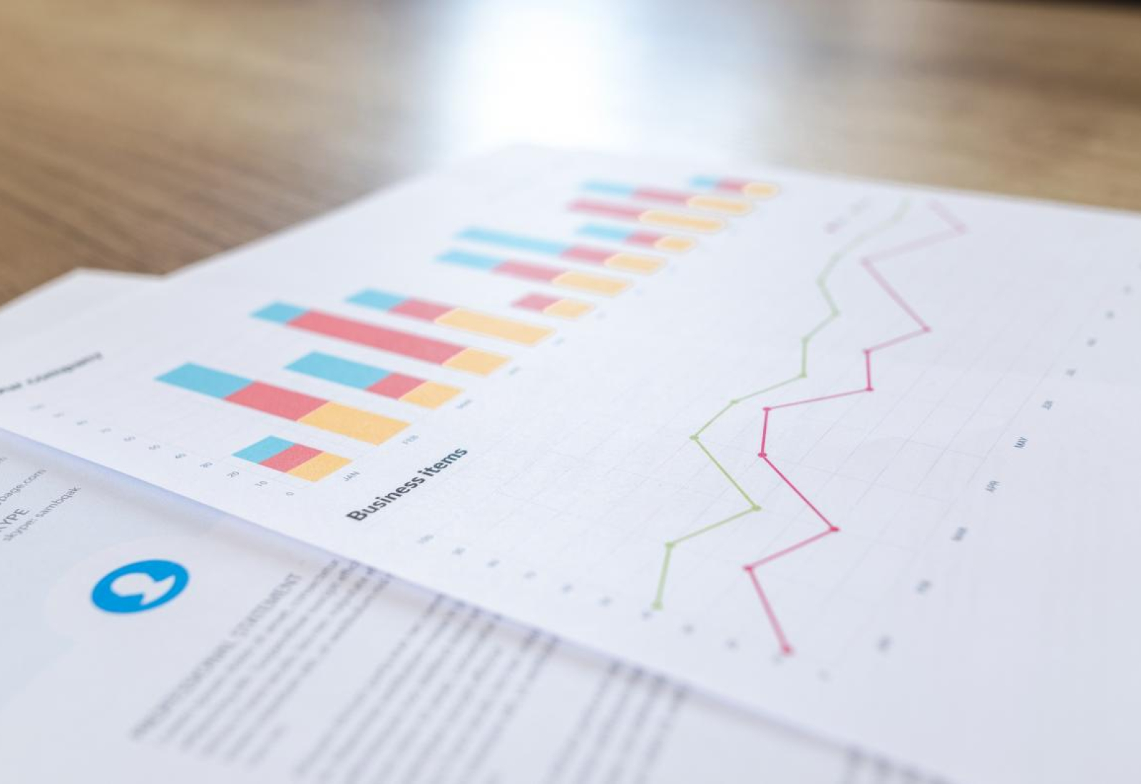 sondaj Analytics blur business close up