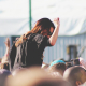 concert, girl, dancing