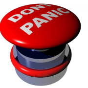 dont panic, panic, button