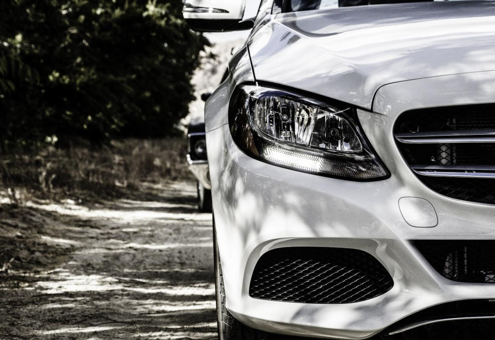mercedes, benz, white