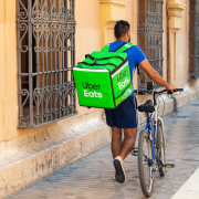 uber eats, delivery, courier