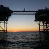 gulf, natural gas rig, offshore