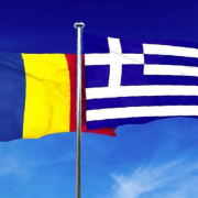 romania grecia flags