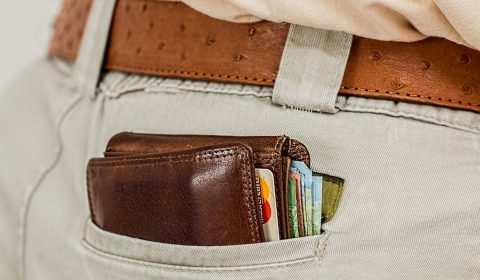 wallet, cash, credit card