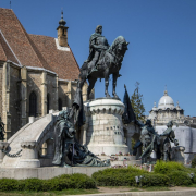 rumania, cluj-napoca, king matthias statue