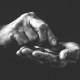 poverty, black and white, emotion