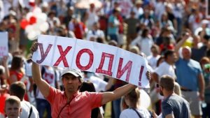 Protest Belarus Uhodi
