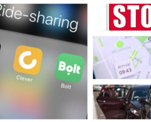 ridesharing Ridesharing, Bolt, Uber, Clever, Yango