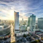 warsaw, skyline, cityscape