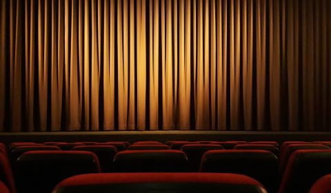 cinema, curtain, theater