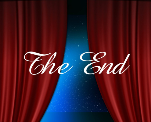 end, guy, cinema strip