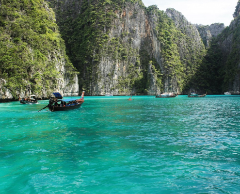 ko phi phi lee, thailand, beaches