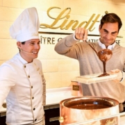 Roger Federer, brand ambassador Lindt, foto: trbusiness.com