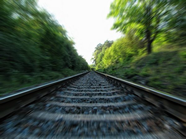 rails, railway, railroad tracks