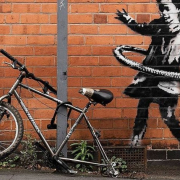 Skynews Banksy Bike Nottingham 5141115