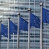 EU flags at the European Commission Berlaymont building