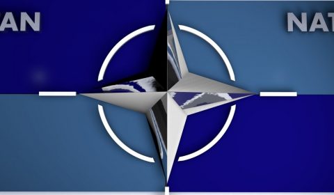 logo, nato, blue