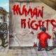 human rights, graffiti, wall