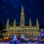 town hall, vienna, town hall square