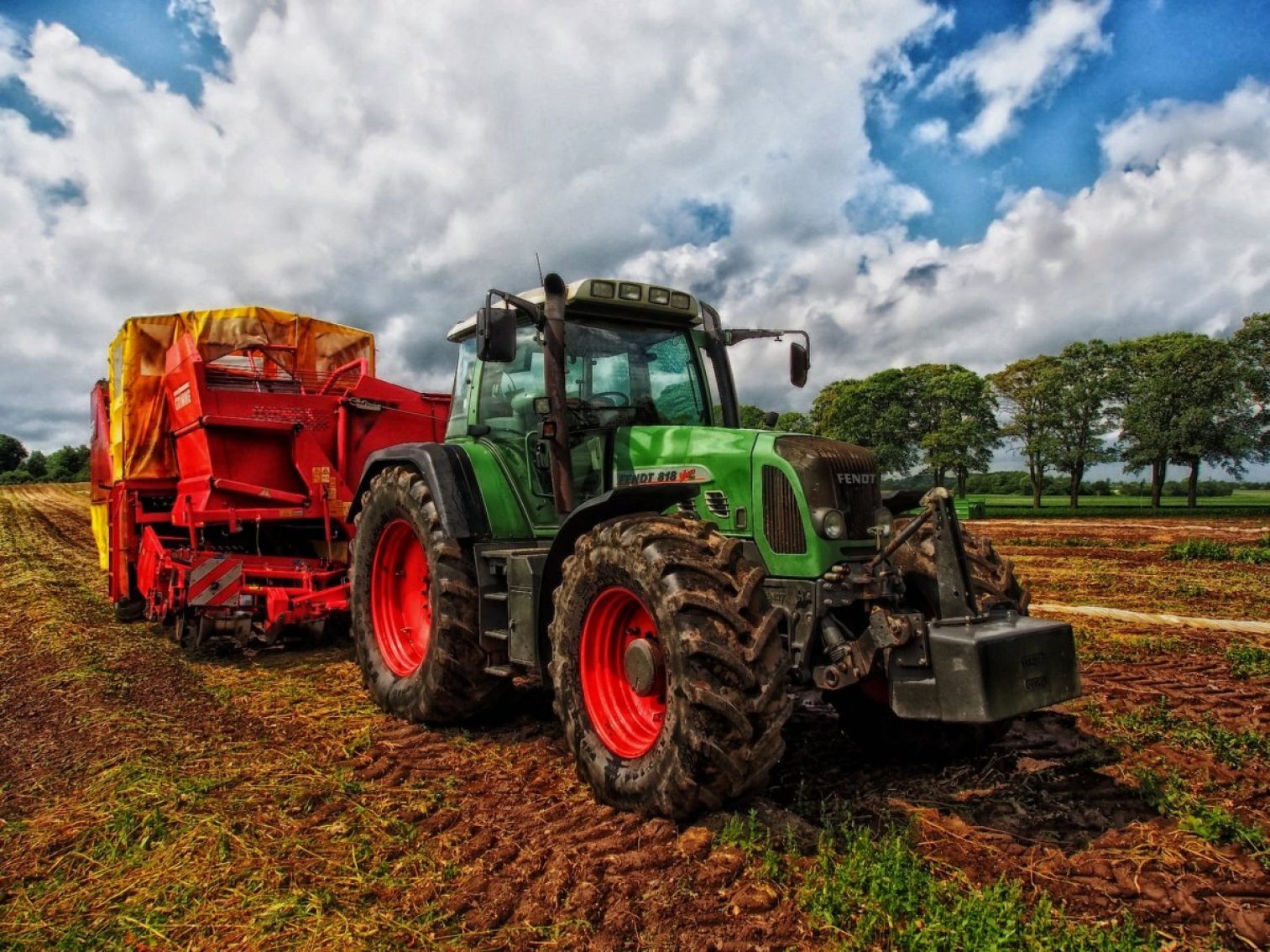 tractor, rural, farm