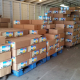 warehouse, pallet, food