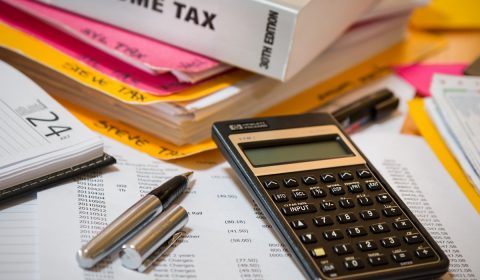 income tax, calculator, accounting