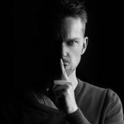 man, secret, face