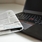 news, newspaper, computer