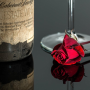 rose, wine, red