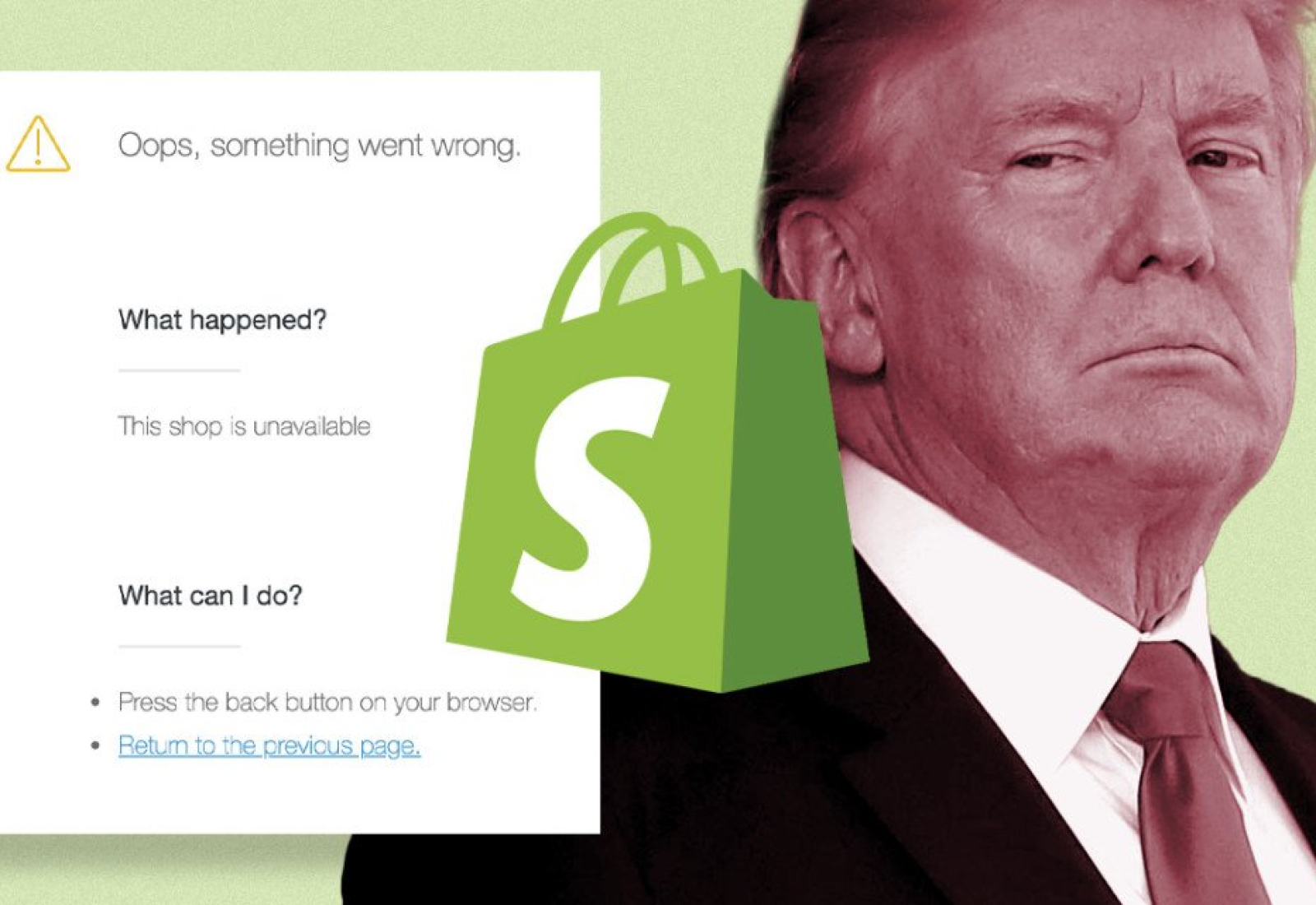 Shopify Bans Trump Content 2021