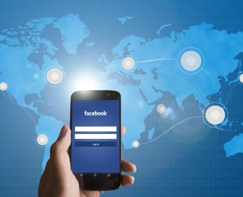 smartphone, facebook, mobile phone