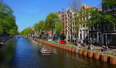amsterdam, canal, city