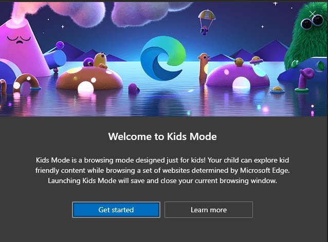 Kids Mode Microsoft