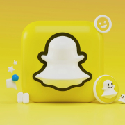 Snapchat 3D icon concept