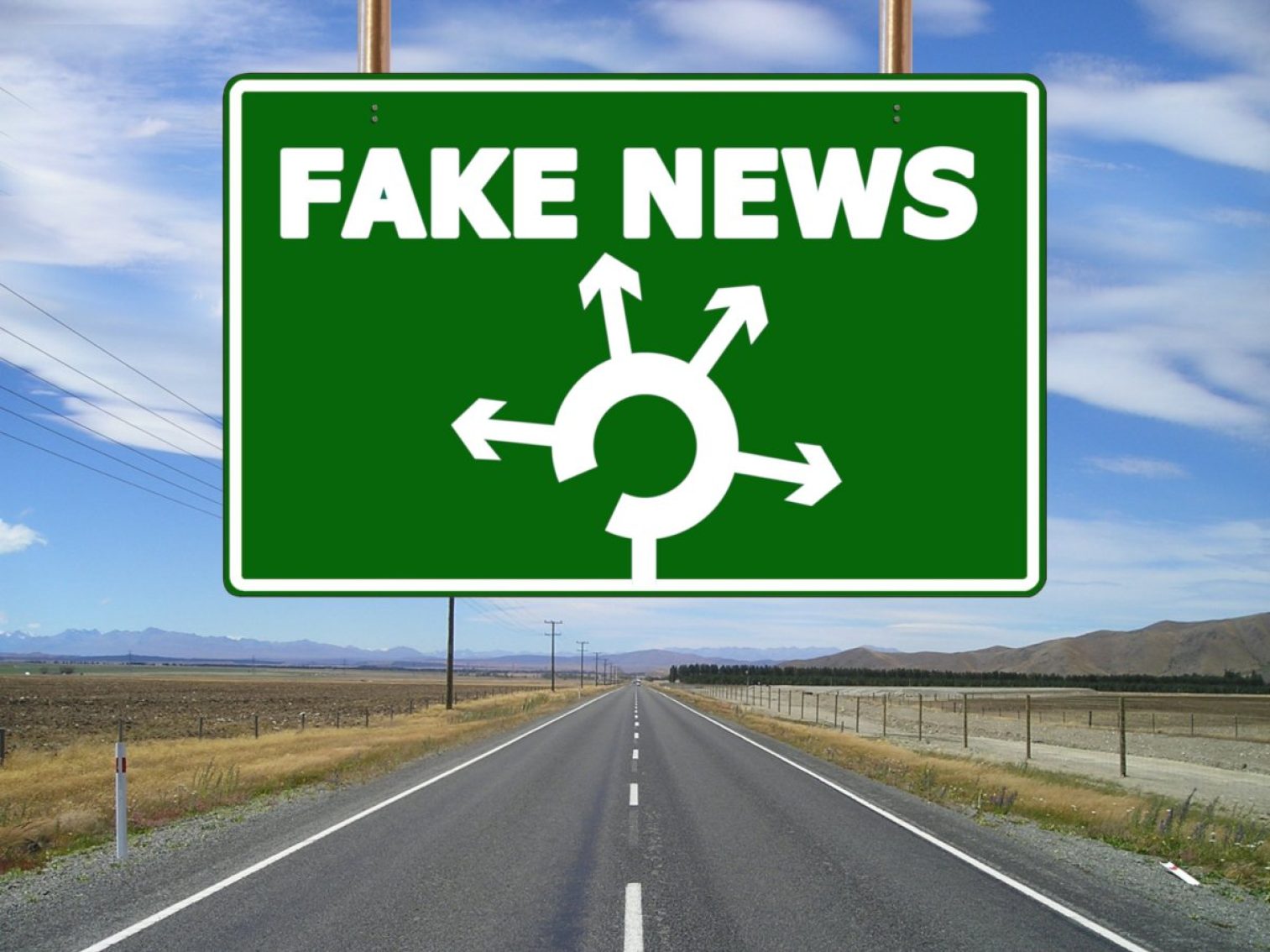 fake news, hoax, highway