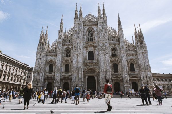 milan cathedral, church, architecture