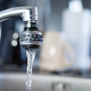 water, running, sink