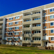 appartment building, block, building
