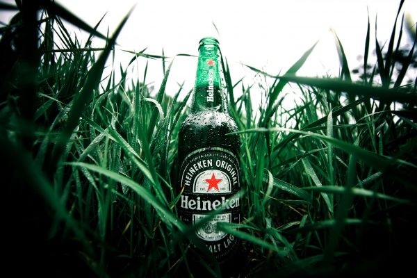 beer, bottle, green