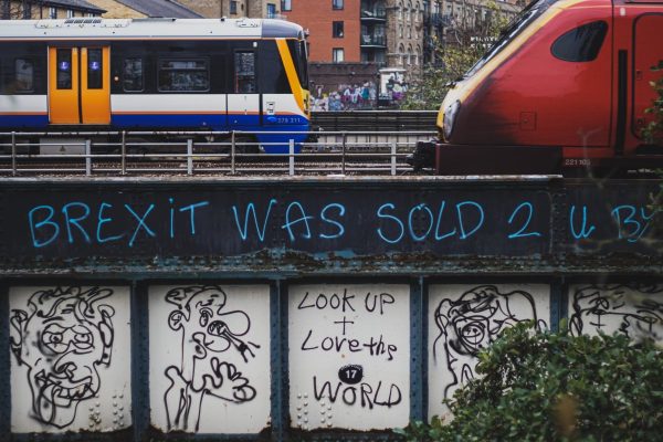 Brexit Graffiti in Camden London.