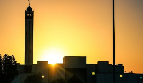 sunset, saudi arabia, mosque