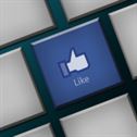keys, facebook, thumb