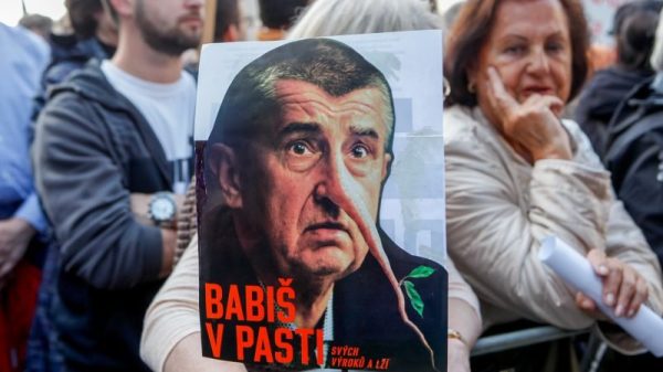 Babis Poster Protesters 800x450