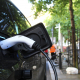 Electric car charging in Birmingham City Centre