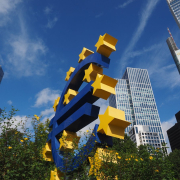 euro-sculpture, euro sign, artwork