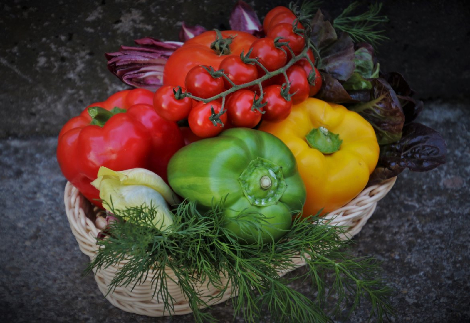 shopping cart, vegetables, diet