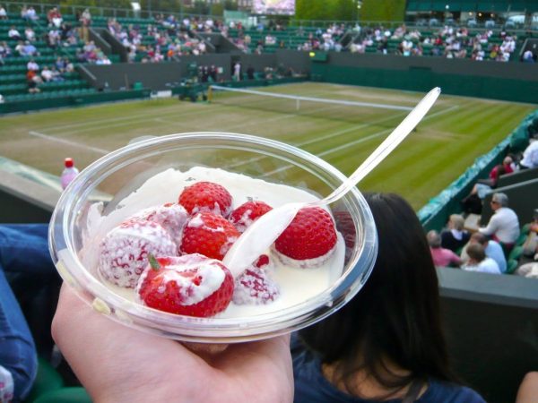Strawberries And Cream At Wimbledon