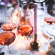 wine, rose, glass