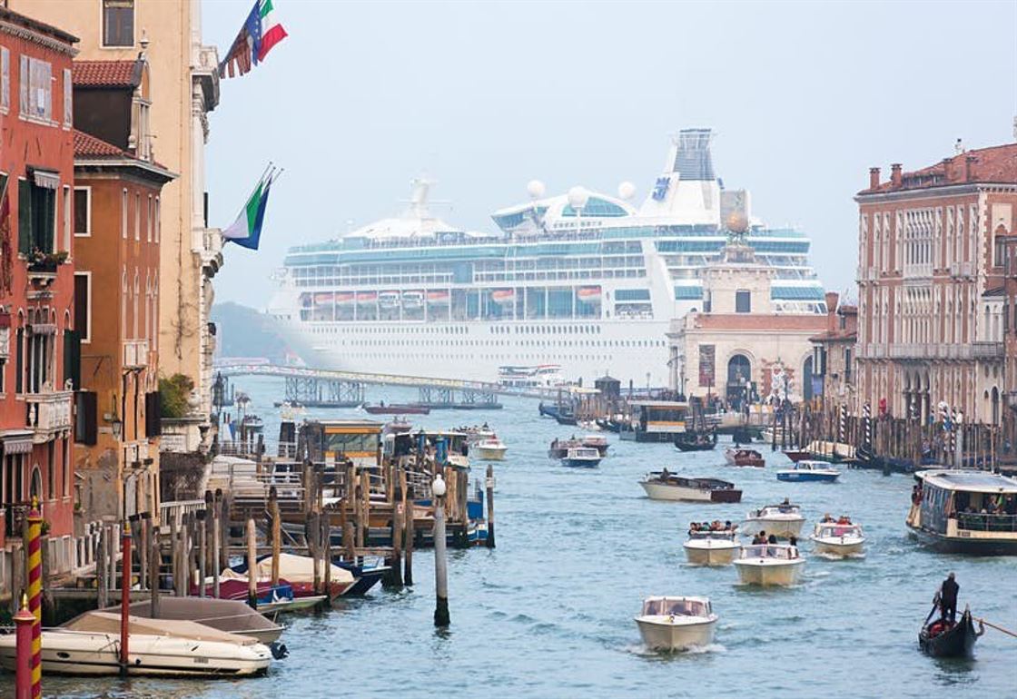 Cruise Ship In Venice