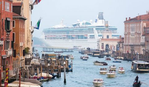 Cruise Ship In Venice
